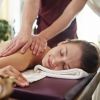 Massagem relaxante, bem-estar e saúde corporal